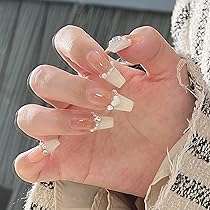 Amazon | happykau ネイルチップ 24枚入 ネイルチップ ショート