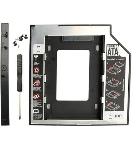Caddy Per Secondo HDD/SSD Al Posto Del Lettore Ottico Per MacBook Pro 2009-2011