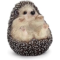 Amazon.co.jp: ウービア 葉っぱに包まるハリネズミ(大) 14.5×9.2