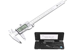 Neoteck デジタルノギス 200mm ステンレス鋼 三単位 ゼロリセット可能 外径測定 内径測定 段差測定