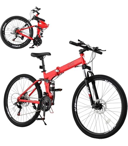 Amazon | Ktaxon 20インチ 折りたたみ自転車 大人用自転車 7段変速