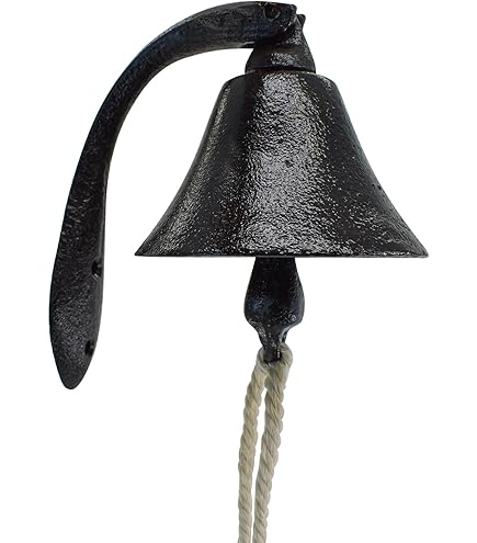 Amazon.co.jp: MrMrKura ドアベル 呼び鈴 鋳鉄製 鳥風鈴 壁掛けベル