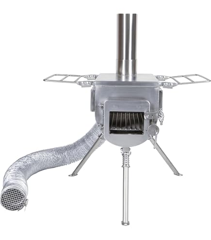 三重煙突(テンマクデザイン76mm煙突用)M 新ウッドストーブM（76mm）オプション｜tent-Mark DESIGNS