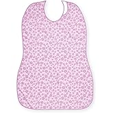 フットマーク 長持ちする大きなお食事エプロン パープル