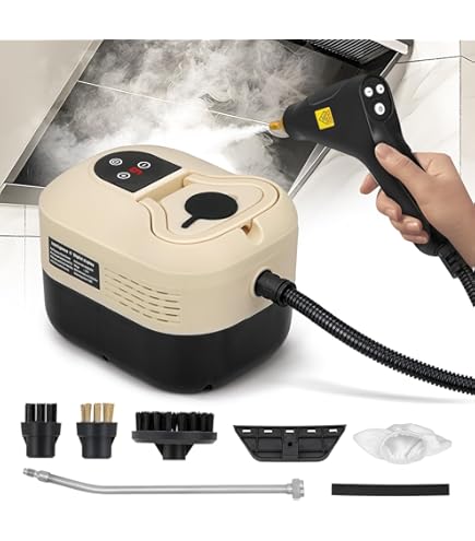 Amazon | JIAWANSHUN スチームクリーナー 高温高圧 蒸気洗浄機 110V