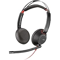 Amazon.co.jp: Poly Blackwire 5220 有線 両耳 ヘッドセット
