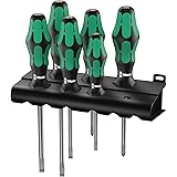 Wera(ヴェラ) Kraftform Plus ツール ドライバー６本セット 334/6 ラック付き 105650 [並行輸入品]