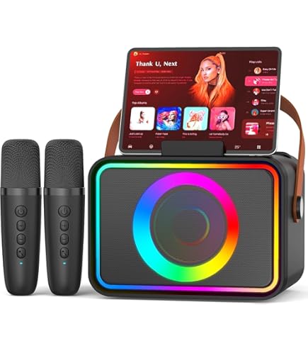 Amazon | 【2023新登場・革新設計】THOMSON カラオケセット 拡声器