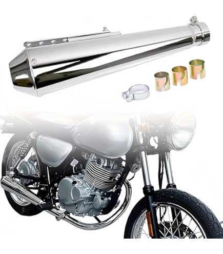 Amazon | スリップオンマフラー バイク サイレンサー 38mm-45mm 4