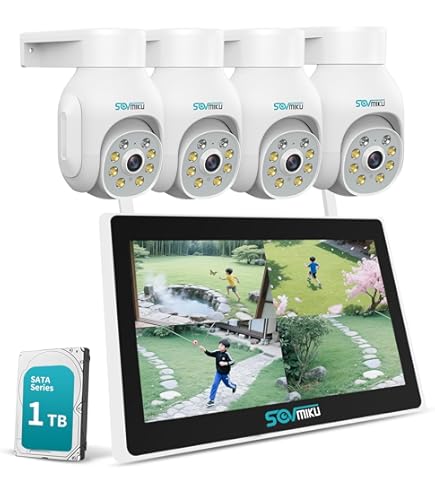 Amazon.co.jp: Sovmiku 10インチモニタ一体型NVR 500万画素ワイヤレス