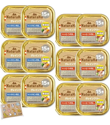 Amazon | ナチ ュラハ グレインフリー 無添加 100g チキン&野菜入り 16