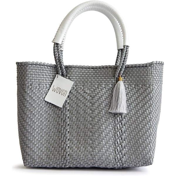 Amazon | [WOVEN ウーヴン] メキシコ製 バスケットバッグ【SMALL