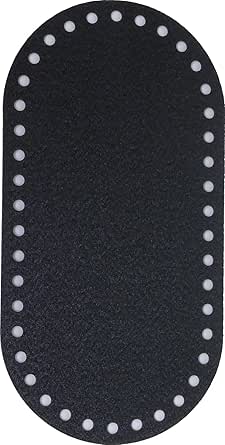 ハマナカ バッグ底板 楕円 19 8cm 10cm 黒 H204 627 編み針 編み棒 通販 Amazon
