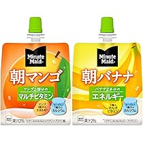 Amazon.co.jp: ミニッツメイド 朝ゼリー 朝マンゴ ＆ 朝バナナ 24個