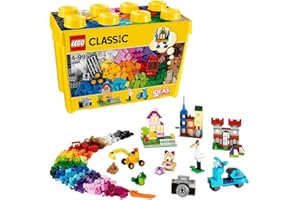 LEGO Classic Large Creative Brick Box 10698 (790 Pieces) Buildable Blocks, Educational Building Toys, Gift for Adults and 4+ Year Old Boys & Girls