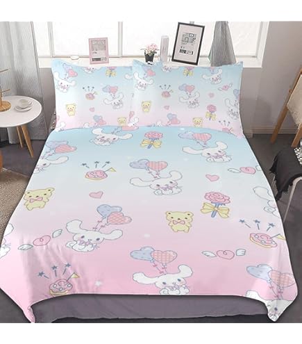 シナモンロールシング3点セット 枕カバー、あったか掛け布団カバー、敷パット Amazon｜サンリオ(SANRIO) シナモロール 布団カバー シングル 3