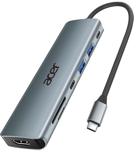 Dell Pro 7-in-1 USB-C Travel Hub - DA326, Black, with HDMI 2.1