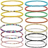 yfstyle Waterproof String Bracelet for Women Surfer Wave Bracelet Adjustable Handmade Sunflower Friendship Summer Bracelet Su