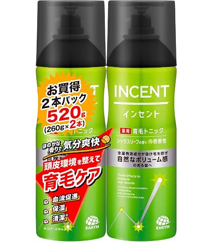 40%off！シュラメック ヘアブーストトニック 15Oml [育毛剤］2本 インセント薬用育毛トニック プレミアムクール(無香料) 男性向け 260g×2本