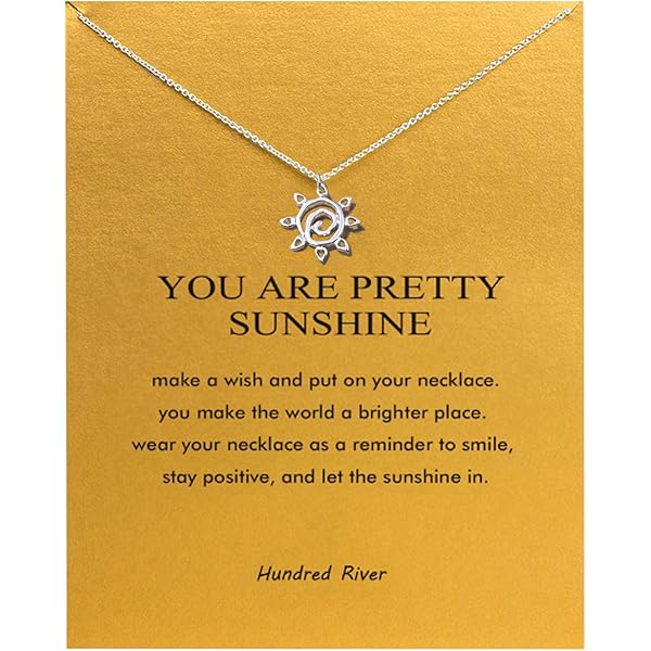 Sun Necklace Thick And Thin Necklace Friendship Friendship Anchor