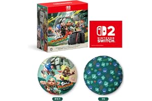 【『スプラトゥーン レイダース』クッション付き】Nintendo Switch 2（日本語・国内専用） スプラトゥーン レイダース セット 【Amazon.co.jp限定】特典 Nintendo Switch 2 ロゴデザイン マイクロファイバークロス 同梱