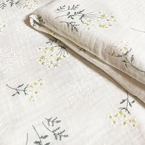 Amazon | 幅130cm×長さ90cmピュアコットン3D花刺繍生地