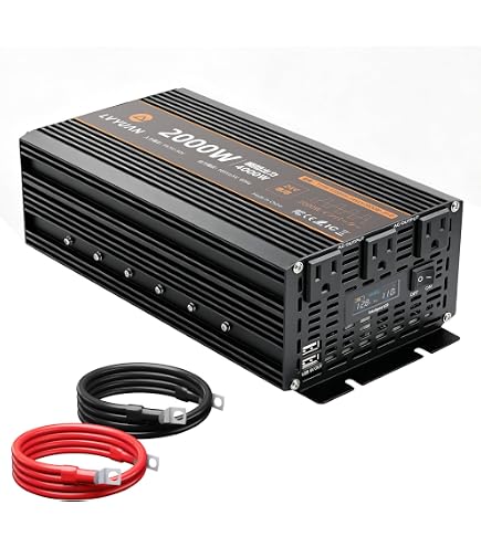 Amazon.co.jp: LVYUAN インバーター 正弦波 12V 2000W 最大 4000W