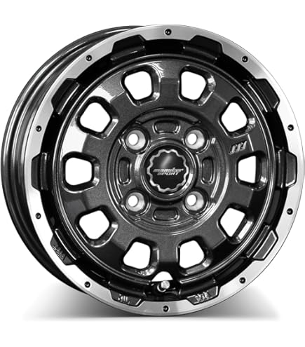 Amazon.co.jp: 無限(MUGEN |ムゲン) アルミホイール MD4 15X5.0J 4H