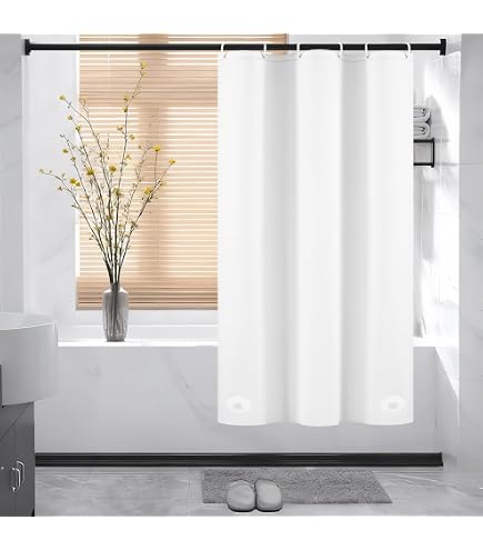 Amazon｜Marimekko - シャワーカーテン、軽量コットンバスルーム装飾