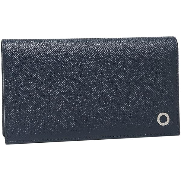 Amazon | ブルガリ メンズ シンプル レザー 二つ折り 長財布