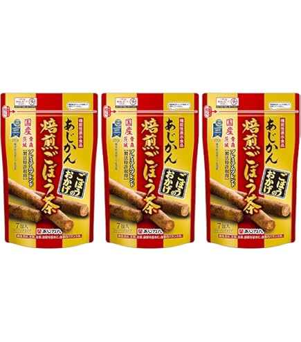 あじかん　ごぼう茶　青森県産焙煎ごぼう茶　120包　南雲吉則 Amazon | 南雲吉則博士 推奨 売上NO.1 ブランド あじかん 焙煎ごぼう茶