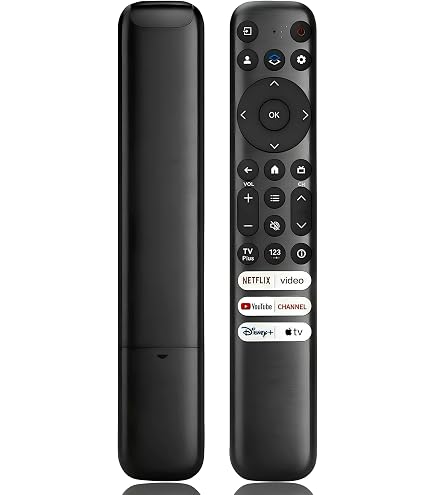 Amazon | TCLスマートテレビリモコン用、TCL Google TVリモコンの交換