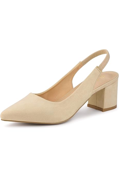 Allegra K Women's Glitter Pointed Toe 