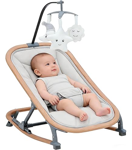Amazon | ピヨ(PIYO)ベビーバウンサー 新生児 組み立て不要 持ち運び