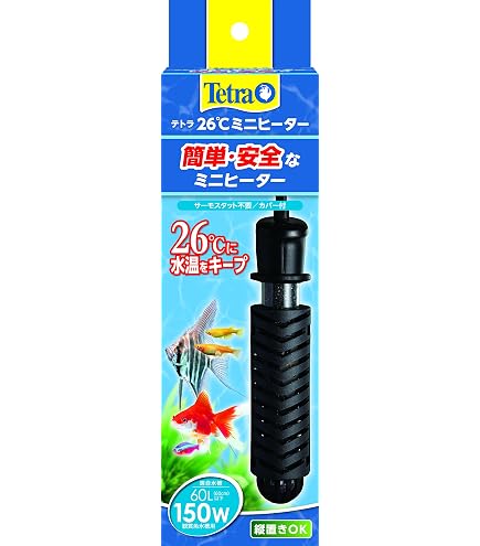 Amazon | テトラ (Tetra) テトラ 26℃ミニヒーター 150Wカバー付 熱帯魚