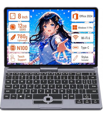 Amazon.co.jp: KOOFORWAY ミニノートパソコン 8インチ HD タッチ