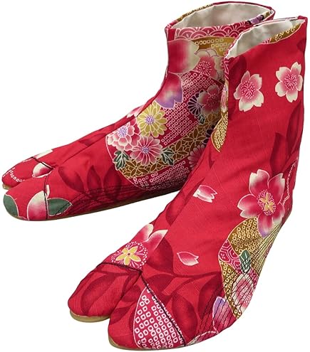 Amazon.co.jp: 義若の和柄地下足袋・大荒波に龍（黒・23．0cm）7