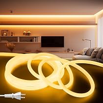Amazon.co.jp: 100V ラウンド、320 度発光、EL蛍光チューブ管 LED