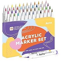 アクリルマーカー Amazon | Arrtx アクリルマーカー 48色セット｜プロ仕様柔毛