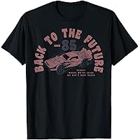 Amazon | Back To The Future ネオンフェードデロリアン Tシャツ