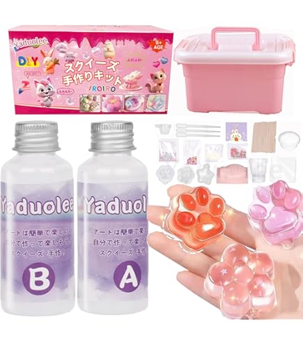 Amazon.co.jp: 液体シリコンスクイッシーメイキングキット - 18オンス