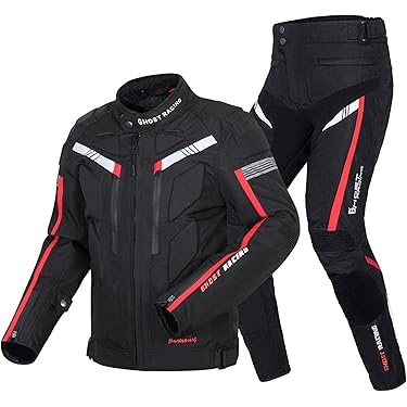 レザー バイカー用ジャケットとパンツセット Liugoo Leathers 本革 プロテクター付レザーパンツ メンズ