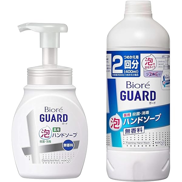 花王 ビオレガード 薬用泡消毒液 420ml 18本セット　4箱 Amazon.co.jp: ビオレガード 薬用泡で出る消毒液 本体 420ml