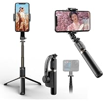 Amazon.co.jp: 【2025年新登場】ジンバル自撮り棒 スマホジンバル 単軸