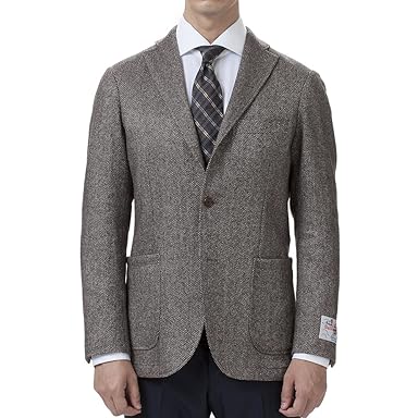 Birdseye New Baloon Wool Jacket BYJ-05: Brown Birdseye New Baloon Wool Jacket BYJ-05: Brown