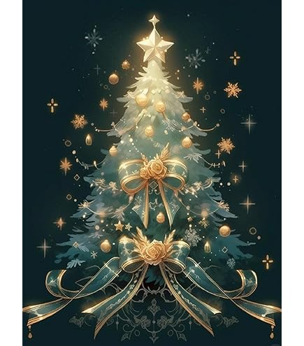 クリスマスにお届け！ Amazon | クリスマス クロスステッチ キット、クリスマスツリー