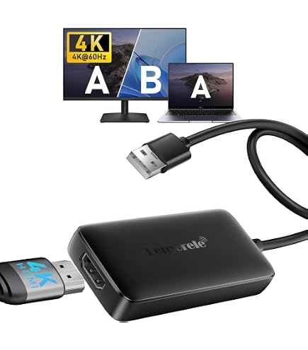 Amazon.co.jp: ELECABLE USB3.0 - HDMI+DisplayPortアダプター - HDMI