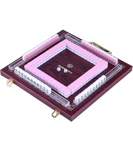 Amazon | CHJBD 麻雀牌 マージャン 麻雀セット ミニ144麻雀タイル