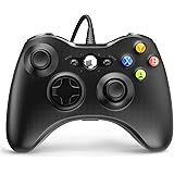 YAEYE 有線コントローラー Xbox 360用 360用ゲームコントローラー デュアルバイブレーションターボ付き Xbox 360/360 SlimおよびPC Windows 7/8/10/11に対応