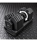 Amazon | STEADY ダンベル 可変式 5kg/7.5kg/10kg/15kg/25kg【クローム
